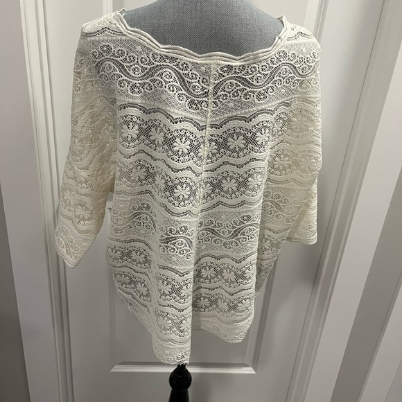Free People Lacey Layering Ivory Blouse - Picture 5 of 10